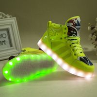 Cheap The new LED light shoes boys girls Sports shoes Children shoes
