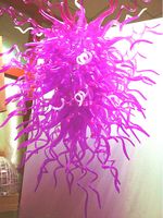 Cheap Air Shipping 100% Mouth Blown Borosilicate Murano Glass Dale Chihuly Art Home Big Chandelier