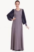 Cheap 2015 Fashion Muslim Womens Clothing Chiffon Ethnic Arab Robes