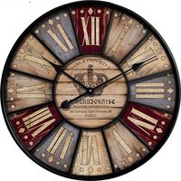 34cm 60cm vintage retro wall watch with roman number wooden pendulum large decorative wall clocks mute wanduhr - Decorative Wall Clocks 34cm 60cm vintage retro wall watch with roman number wooden pendulum large decorative wall clocks mute wanduhr - Decorative Wall Clocks
