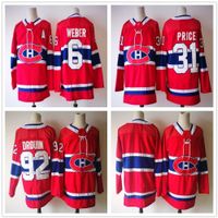 Ice Hockey Men Full Mens Youth Women Montreal Canadiens #92 Jonathan Drouin Jerseys 2018 New Season Red Hockey 31 Carey Price 6 Shea Weber Jerseys Free Shipping