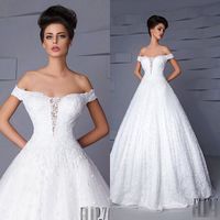Front corset wedding dress