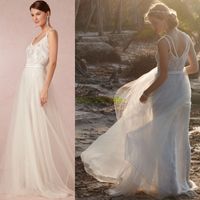 cheap plus size ethereal bridal gowns