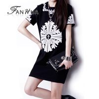 Cheap Blending Straight Preppy Style Fashion Pattern Regular Dress New