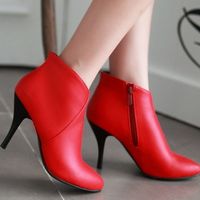 Cheap Red Ankle Boots High Heel | Free Shipping Diamond High Heel ...