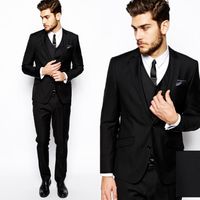 Dresses Leather jacket Custom Made Mens Fashion Wedding Morning Groom Tuxedos Business Prom Cheap 3 Piece Jacket Pants Vest