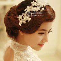 Affordable bridal hair wreaths