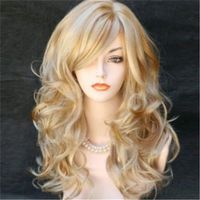 Cheap Long Wavy Blonde Hair Wig | Free Ship