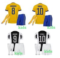 Soccer Boys Short 17 18 best quality DYBALA Jerseys kids kit HIGUAIN Marchisio D.COSTA BONUCCI jerseys shirts Free shipping