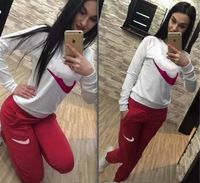 Women Pullover Crew Neck Women's Sport Suits Brand New Tracksuit for women sweatshirt and Joggers sets Plus Size Autumn Winter Coat svitshot hoodie