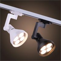 Warm White 240V No 35W LED Track Light Super Bright Two-wire COB Track Spot Lighting PAR30 For Clothing Store
