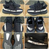 Adidas Yeezy Boost 350 v2 Black / White Size