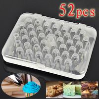 52pcs diy icing piping nozzles pastry tips bag cookie sugarcraft cake decorating supplies pastry tools set - Wholesale Cake Decorating Supplies 52pcs diy icing piping nozzles pastry tips bag cookie sugarcraft cake decorating supplies pastry tools set - Wholesale Cake Decorating Supplies