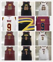 black basketball jersey free shipping - Mens New season jerseys LeBron James Dwyane Wade Derrick Rose Isaiah Thomas Stitched jersey