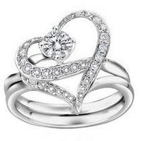wedding rings gold filledplated crystal rhinestone romantic silver plated cz crystal made with - Wedding Ring Prices wedding rings gold filledplated crystal rhinestone romantic silver plated cz crystal made with - Wedding Ring Prices
