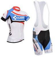 Short Anti UV Unisex 4 styles for choose Cube Team Cycling Jersey bike shorts set Bike Wear team jersey Short sleeve cycling shorts suit #wk25