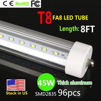 Energy Saving u0026 Fluorescent 8ft smd2835 Factory T8 FA8 single pin LED tube light lamp bulbs