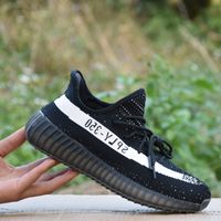 Cheap Adidas Yeezy Boost 350 v2 Black White Oreo Low Size 10.5 BY1604