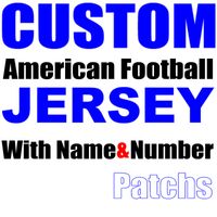 Accessories Patches Soccer Custom American Football Jersey With Name Patch Number Any Team Shirt Red Black White Blue Orange Clothes Souvenirs Need Help Pls Contact us