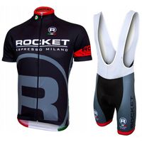 Short Breathable Unisex Rocket team 2018 cycling jersey set kit short sleeve cycling clothing mtb bike short jersey set summer style bike wear sportswear