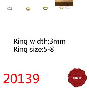 20139 Fashion Ring S925 Sterling Silver Plaqué Or Croix Fleur Lettre Beau Personnalité Simple Couple Européen et Américain Doigt Décoration