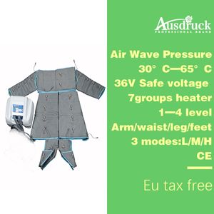 UE libre de impuestos Calor Presoterapia presión de onda de aire Adelgazante Desintoxicación máquina de pérdida de grasa envoltura corporal equipo de belleza delgado rápido ES600