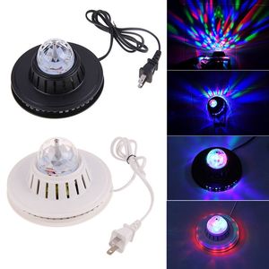 2015 Cristal Tête Mobile RVB Couleur Rotation Automatique Changement UFO Tournesol LED Lumière Home Party Stage KTV Disco Dancing Bar DJ Club