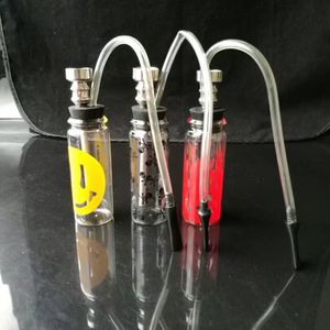 Nouveau bong !! Mini Glass Bongs Mélanger Couleur en verre Pipe d'eau International Marque DK Livraison gratuite