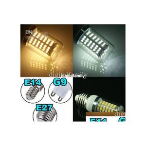 2016 Ampoules LED Corn Light E27 G9 E14 8W 650Lumen 120 Smd Avec Er 3528 Ac 110V / 220V Économie d'énergie Bbs Lumières de livraison intérieures Drop Lightin Dhunw