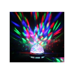 2016 Bombillas Led Venta al por menor E27 3W Rotación Rgb Iluminación de escenario Mini Party Dance Light Bb para entretenimiento en el hogar Lámpara de interior Regalo de Navidad Drop Dh8Bd