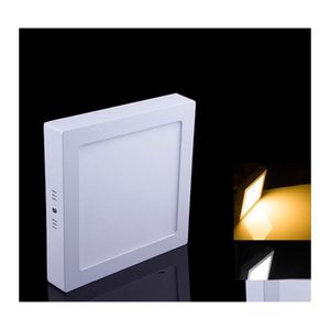 2016 Led Panel Lights 10W / 15W / 25W Rond / Carré Monté En Surface Plafonnier Lampe Cuisine Ac 85265Vadddriver Drop Delivery Lighting I Dhm6U