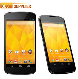 2016 LG Nexus 4 E960 teléfono 3G con 16GB ROM 2GB RAM 8MP Cámara 4.7 '' Quad Core NFC Smartphone original desbloqueado