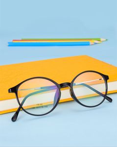 2018 nueva moda femenina marco redondo grande 195 gafas graduadas súper ligeras TR90 + metal para más jóvenes con precio al por mayor envío gratuito