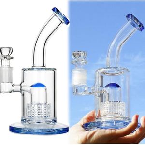 Vaso de agua Bongs Hookahs humo Tubo de vidrio Burbujeador Downstem Perc embriagador Vidrio Dab Rigs con junta de 14 mm