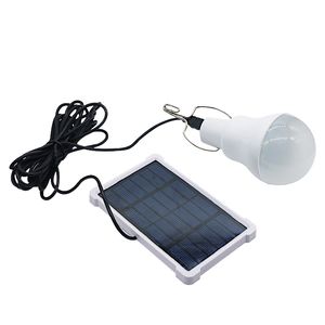 Lámpara LED solar DC5V 15W Bombilla de foco Panel solar de control de luz para acampar al aire libre Lámparas de iluminación de emergencia