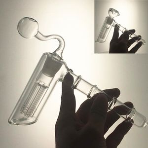 Tubos de quemador de aceite de vidrio Dab Rigs Pipas para fumar de vidrio de mano Accesorios Gafas Bubbler tabaco con junta de 18 mm