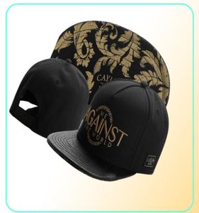 2017 Against Leather Snapback Caps Swag Hip Hop Cap Baseball Chapeau chapeau Men Casquette Bone Aba Reta Gorras Bones Snap 7674216