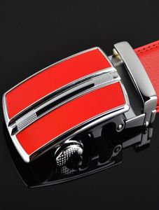 2017 ceintures de créateur hommes de haute qualité hommes ceintures rouges ceinture en cuir boucle ceintures pour homme jeans mode ceinture 2058046