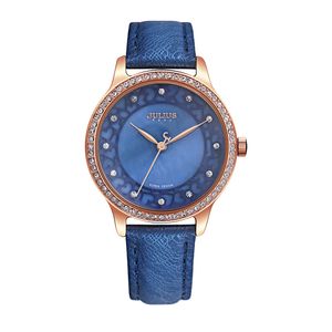 2017 mujeres de la manera del reloj de señoras de Ginebra inoxidable del diseñador de Rose lujo de la marca de las mujeres con estilo Whatches mujer ocasional clásico JA-852