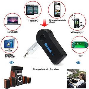 2017 Hand Auto Bluetooth Musik Empfänger Universal 3 5mm Streaming A2DP Drahtlose Auto AUX Audio Adapter Mit Mikrofon Für telefon MP3236b
