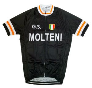2024 Pro Team GS MOLTEN RETRO VINTAGE Maillot de cyclisme Maillots de cyclisme respirants à manches courtes Été Vêtements à séchage rapide VTT Ropa Ciclismo G2