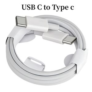 Câbles PD 1M 2M 20W C à C Type C USB C USB-C Câble Cordon Ligne Chargeur de données Fil de charge rapide pour Samsung S10 S20 S22 Note 10 HTC LG iPad Xiaomi Android iPhone 15 HUAWEI