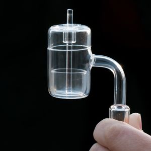 Cuarzo térmico Banger 10 mm 14 mm 18 mm Macho Hembra clavos sin hogar Cachimbas para bongs de agua de vidrio