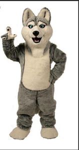 2018 vente chaude loup costumes de mascotte halloween chien mascotte personnage vacances tête fantaisie costume de fête taille adulte anniversaire