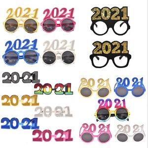 Nouveau 2021 lunettes numériques réveillon du nouvel an fête du nouvel an drôle lunettes jouet lunettes Halloween noël fête d'anniversaire lunettes cadeau