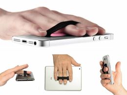 2018 Nouvelle bande élastique collée à la sangle du téléphone portable Touch Holder Finger Ring handle device sling grip pour iphone 8 X Téléphone portable