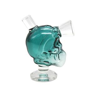 Nouvelle pipe en verre pipe en forme de tête fantôme Mini pipe en verre cuit à la vapeur