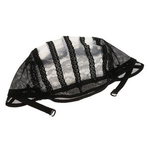 Gorros de peluca para hacer pelucas, correas ajustables, parte trasera de encaje suizo, gorro de peluca de encaje frontal completo, tejido de peluca, extensión de cabello neto, producto en oferta