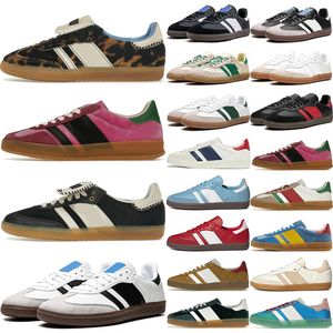 2024 zapatos de diseñador para hombres casuales beige marrón negro sambaba blanca goma verde gris gris naranja para hombres zapatillas deportivas plataforma de tenis zapatos