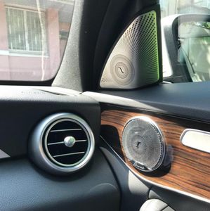 Couverture de décoration de Tweeter de haut-parleur de porte de voiture, pour classe E W213 16-17, style de voiture 7689341, 2019